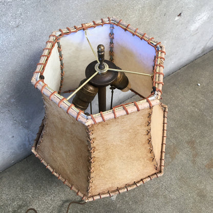 Bauer Pottery Lamp with New Artisan Shade