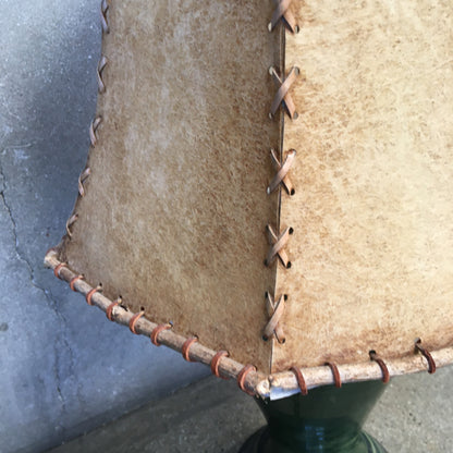 Bauer Pottery Lamp with New Artisan Shade