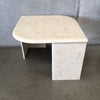 Vintage 1980s Post Modern Plaster Side Table