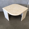 Vintage 1980s Post Modern Plaster Side Table