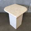 Vintage 1980s Post Modern Plaster Side Table