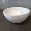 White Pacific Footed Punch Bowl