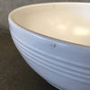 White Pacific Footed Punch Bowl