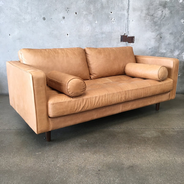 Mid Century Modern Style Sven Charme Tan 72" Sofa by Article