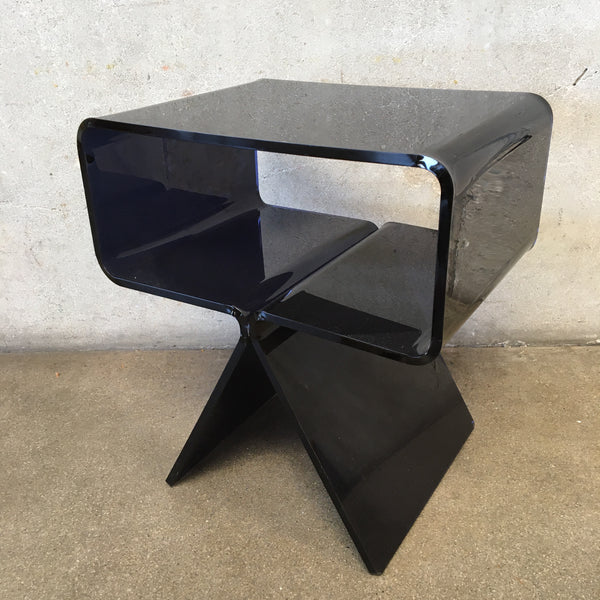 Black Small Lucite Table