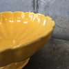 Catalina Yellow Ruffle Bowl