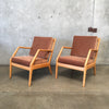 Danish Easy Chairs by Orla Mølgaard-Nielsen for France & Daverkson