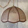 Hanging Wicker BOHO Lamp