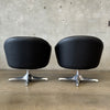 Mid Century Chromecraft Star Trek Style Lounge Swivel Chairs