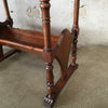 1920's Mahogany Book Table with Black Marble Top