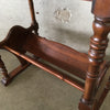 1920's Mahogany Book Table with Black Marble Top