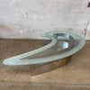 Vintage Industrial Style Heavy Steel Glass Coffee Table