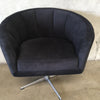 Zuo Modern Wilshire Occasional Adjustable Black & Chrome Chair