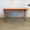 Vintage David Marsh Signed Console Table