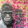 "Sky The Gorilla" Giclee Print On Canvas By Bert Esenherz