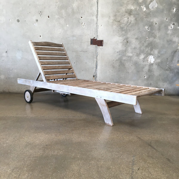 Teak Chaise