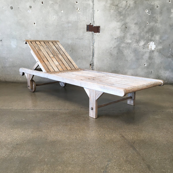 Teak Chaise