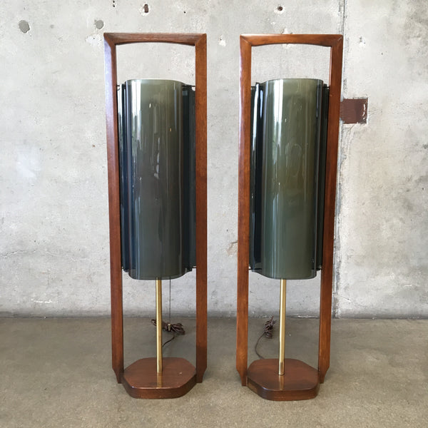 Pair Of Vintage Mid Century Modern 1960s Modeline Of California Lamps