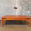 Vintage Mid Century Trioh Teak Coffee Table