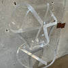 Sholomi Haziza Lucite Art Sculpture Signed