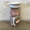 Psychedelic Hippie Salt Glaze Ceramic Vase