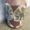 Psychedelic Hippie Salt Glaze Ceramic Vase