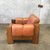 1970s Kalustekiila Finnish Leather & Rosewood Armchair