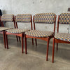 Set of 6 Mid Century Danish Dining Chairs by Erik Buch