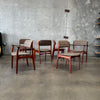 Set of 6 Mid Century Danish Dining Chairs by Erik Buch