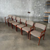 Set of 6 Mid Century Danish Dining Chairs by Erik Buch