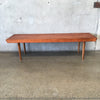 Mid Century Slat Bench/Coffee Table