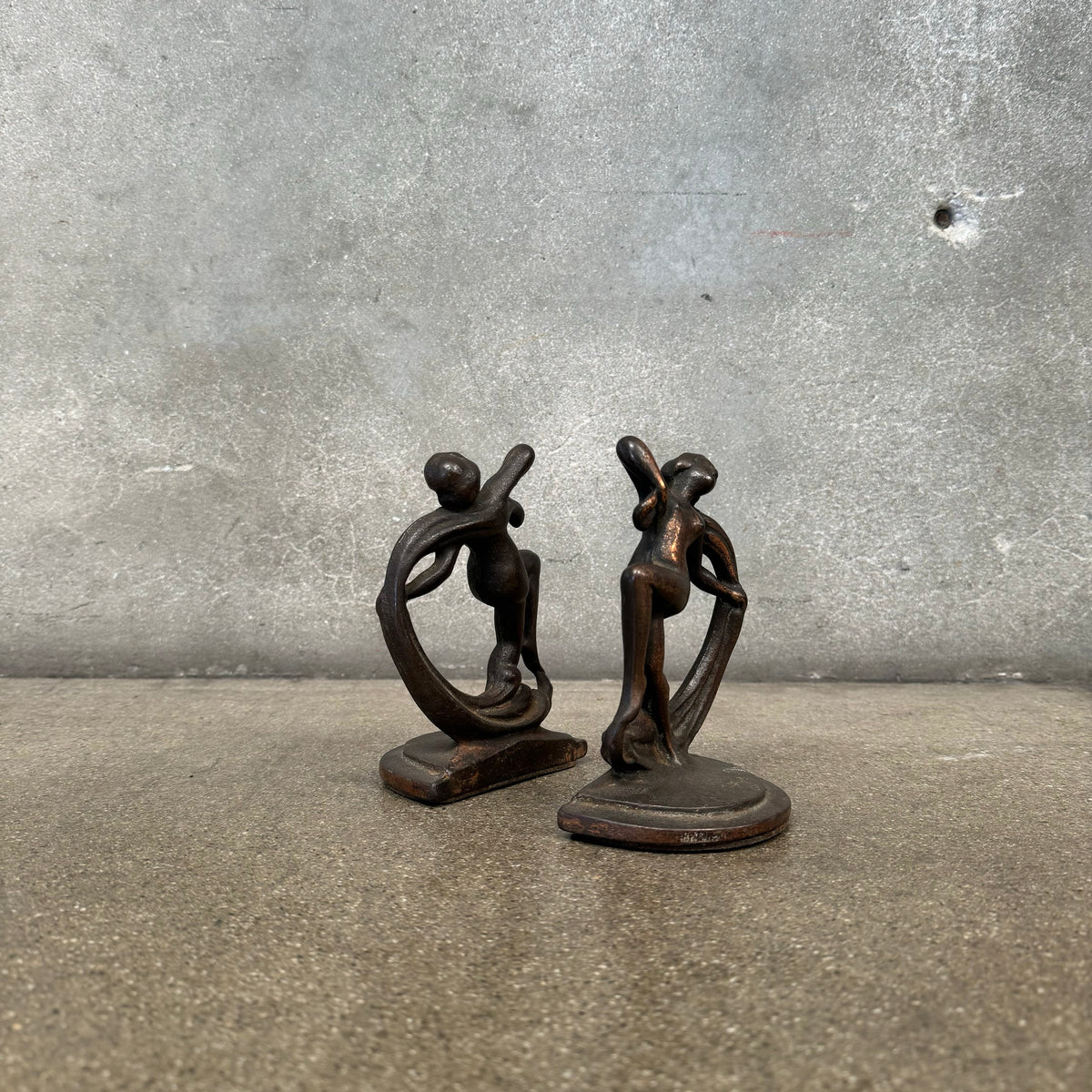 Art Deco Figural Bookends