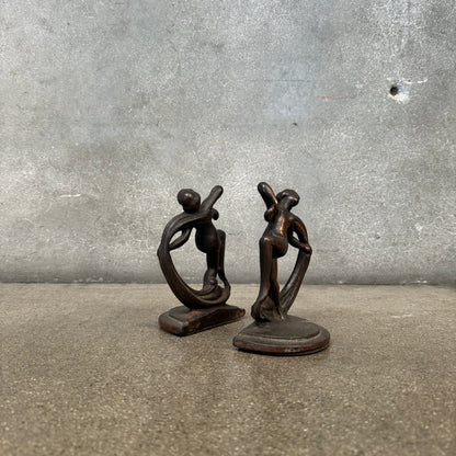 Art Deco Figural Bookends