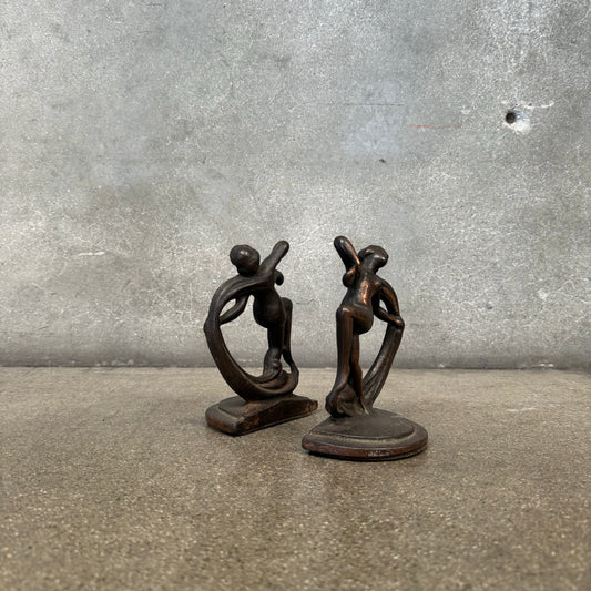 Art Deco Figural Bookends