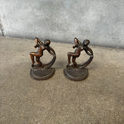 Art Deco Figural Bookends