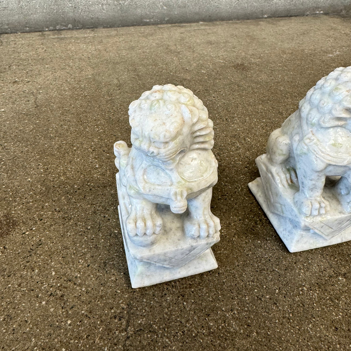 Stone Foo Dog Bookends