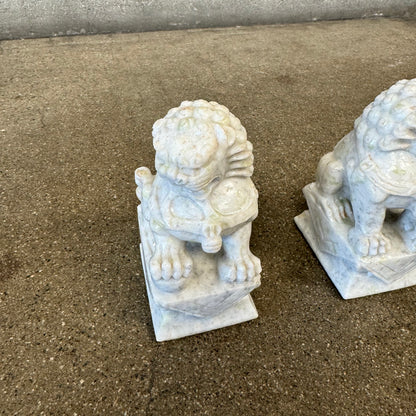 Stone Foo Dog Bookends