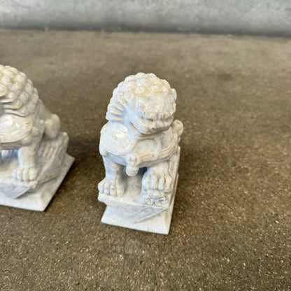 Stone Foo Dog Bookends
