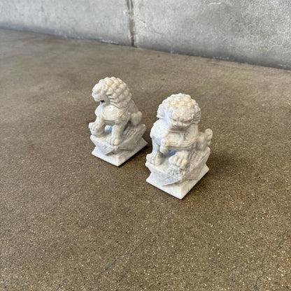 Stone Foo Dog Bookends