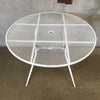 Vintage Folding Patio Round Table by Salterini #1