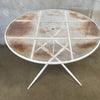 Vintage Folding Patio Round Table by Salterini #2