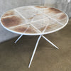 Vintage Folding Patio Round Table by Salterini #2