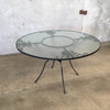 Mid Century Modern Wrought Iron Patio Set