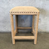 Burlap Counter Stool