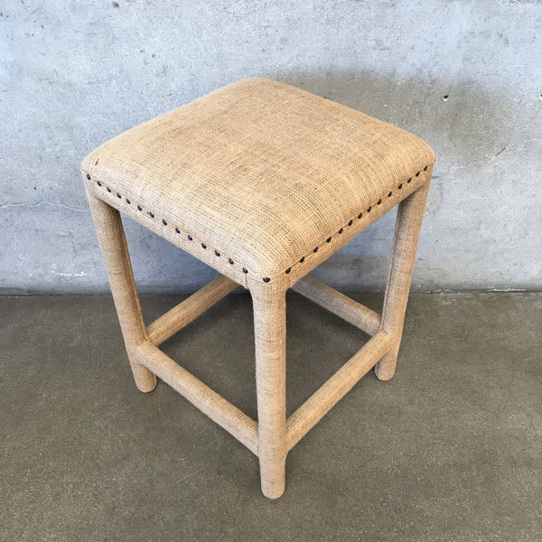 Burlap Counter Stool