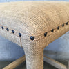 Burlap Counter Stool