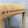 Burlap Counter Stool