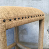 Burlap Counter Stool