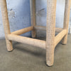 Burlap Counter Stool