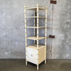 Original 1954 Hollywood Regency Bamboo Shelving #2